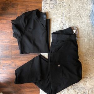 Figs Black Scrubs